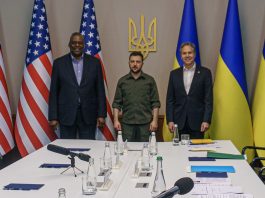 Secretaries Blinken, Austin Meet President Zelenskyy in Kyiv