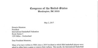 US Lawmakers Ask International Basketball Federation to Allow Sikh Turbans