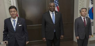Austin Holds Trilateral Meetings With Indo-Pacific Allies