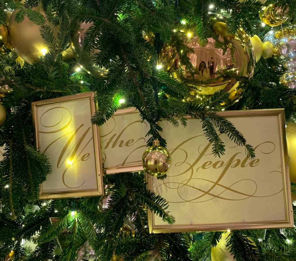 The First Lady unveils the White House Holiday Theme: We the People ...