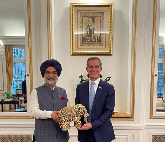 Garcetti Sworn in as US Ambassador to India