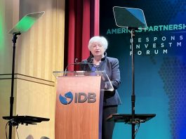 Secretary Yellen Highlights Commitment to Regional Growth at IDB Responsible Investment Forum