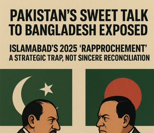 Pakistan Sweet Talk to Bangladesh Exposed: Islamabad 2025 ‘Rapprochement’ a Strategic Trap, Not Sincere Reconciliation
